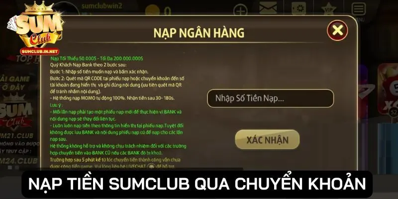 Bạn dễ dàng khi nạp tiền qua chuyển khoản